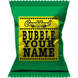  Bubble Your Name Gum  Jar 90Pcs