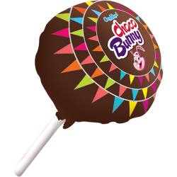 Choco Bunny Lollipop Jar 50Pcs