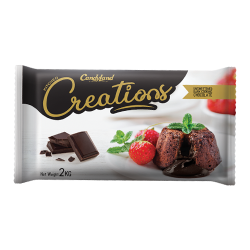 Kitchen Creations Unsweetened Dark Cooking Chocolate 2kg