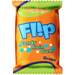 Flip Grape Candy Box 70Pcs