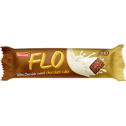 FLO White Enrobed Chocolate Cake Rs. 10 (12Pcs Box)
