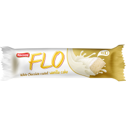 FLO White Enrobed Vanilla Cake Rs. 10 (12Pcs Box)