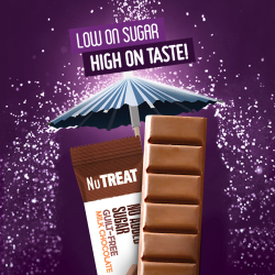 Nutreat Milk Chocolate - No Added Sugar Box 12Pcs