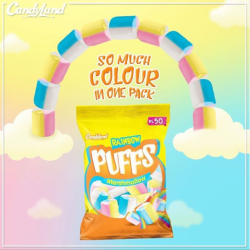 Puffs Rainbow Marshmallow Bag