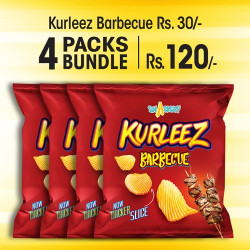 Kurleez Barbecue Rs.30 (4Packs for Rs.120)