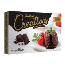 Kitchen Creations Unsweetened Dark Cooking Chocolate 200gm Bar