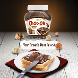 Choc-Oh Chocolate Hazelnut Spread Jar 350gm