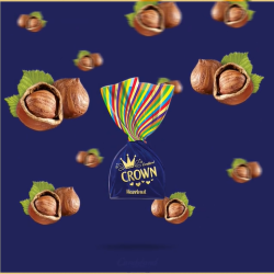 Crown Hazelnut Truffle Box 18Pcs