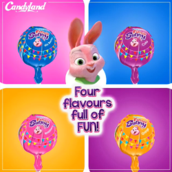 Funny Bunny Lollipop Jar 50Pcs
