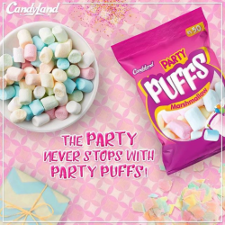 Puffs Party Marshmallow Bag